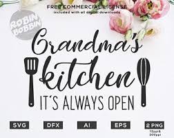 Download Grandma S Kitchen It S Always Open Svg Grandma Svg Kitchen Svg Love Svg Heart Svg Rustic Svg Family Svg Svg Files For Cricut Baby Gifts Svg All Robins