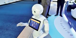 The bank's business segments include corporate and institutional, retail, and private banking. Pepper At Emirates Nbd Softbank Robotics Europe