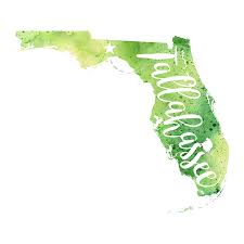 Watercolor community offers a bit of everything for the 30a visitor. Florida Watercolor Map Tallahassee Hand Lettering Painting By Andrea Hill