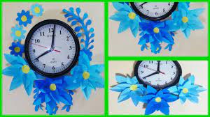 Paper Flowers Wall Decor Ideas Room Decor Ideas Handicraft Wall Cloc Paper Flower Wall Decor Paper Flower Wall Paper Flowers
