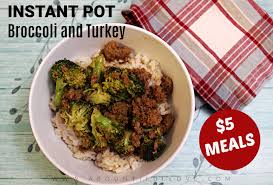 Ground turkey can be notorious for its dry texture and bland flavor, but just like ground. Instant Pot Broccoli And Turkey A Bountiful Love