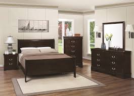 Coaster Louis Philippe 4 Piece Sleigh Bedroom Set In Cappuccino Bedroom Furniture Sets Bedroom Set Bedroom Sets
