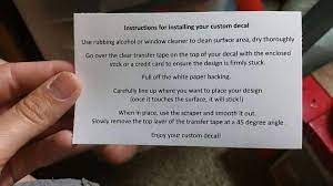 Decal Application Instructions Printable Vinyl Cricut Tutorials Custom Decals