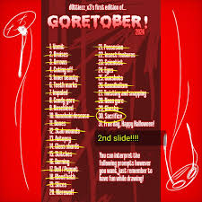 goretober (which isnt that gorey today oops) day 30 :] SACRIFICE🔥🔥🔥🔥 oh  look its charles calvin <3 heh! this hero sure was valiant! too bad hes  DEEEAAAADD anygays, i like the background