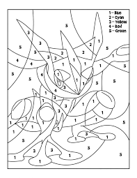 Size this image is 25847 bytes and the resolution 396 x 512 px. Greninja Pokemon Color By Number Coloring Page Free Printable Coloring Pages For Kids