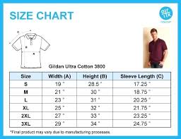 Gildan Size Chart Buurtsite Net
