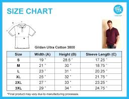 Gildan Size Chart Buurtsite Net