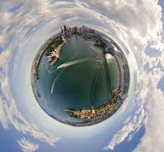 World City Panoramas Transformed Into 360 Degree Globes In Pictures Sydney Panorama Photography Panoramic Photography Panorama