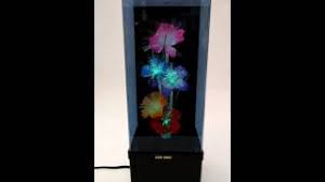 This is a nice used optic light from the late seventies or early eighties.good condition, with only a few surface scratches. Fiber Optic Flowers Music Box Youtube