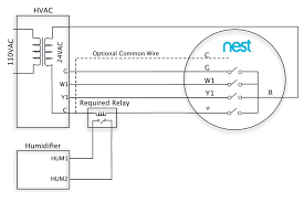 As shown in the diagram, you will need to power up the thermostat and the 24v ac power is connected to the r and c terminals. Nest Learning Thermostat Advanced Installation And Setup Help For Professional Installers Nest Pro Help