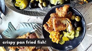 Learn how to make crispy tofu in 20 minutes that's tangy, sweet and full of umami flavour. Crispy Pan Fried Fish Fried Fish Fish Fry Recipe Fried Fish Recipe
