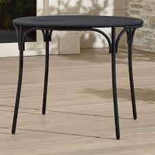 Shop Aster Black Mesh Patio Table Aster Romances A Balcony Or Small Patio With A Dose Of Cafe Culture Mosaic Patio Table Diy Patio Table Patio Table