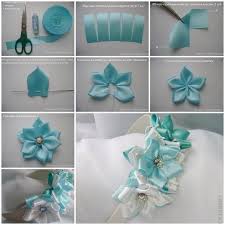 Wie Man Hubsches Satinband Haarband Herstellt Haarband Herstellt Hubsches Satinband Anleitung Fur Stoffblumen Diy Stoffblumen Bandstickerei