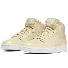 Jordan Wmns Air Jordan 1 Mid Se Fossil Fossil White Bei