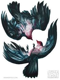 Awe Inspiring Oil Paintings By Adam Doyle Inspirationfeed Raven Art Bird Art Artwork