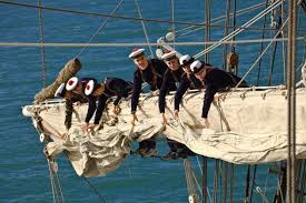Les Mousses A Bord Du Belem Grands Voiliers Le Belem Bateaux
