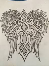 It is often used in technical drawing and is traditionally crosshatched. Tattoo Angel Wings Drawing Novocom Top
