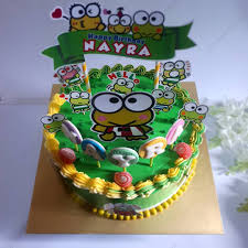 13 model kue ulang tahun anak Bolu Ultah Anak Tema Keroppi Zakiyya S Kitchen Facebook