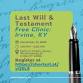 Last Will & Testament Free Clinic: Estill County