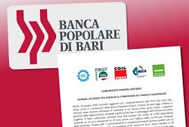 Giampiero bergami assume la guida della popolare di bari. Popolare Di Bari Accordo Tra Sindacati E Commissari Sul Piano Di Salvataggio First Cisl