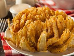 Baked Blooming Onion Made With Onion Panko Bread Crumbs Garlic Powder Paprika Egg White Blooming Onion Recipes Appetizer Recipes Baked Blooming Onion