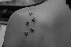 Paw prints hearts pattern design. Pin On Tattoos