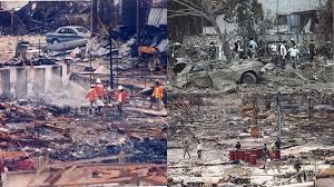 Jeritan minta tolong dan raungan kesakitan akibat. Tradegi Letupan Hiroshima Malaysia Akhirnya Rahsia Kilang Mercun Terbongkar Jagadita