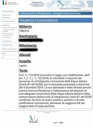 Decreto Sicurezza Traduce In Italiano Per Lavoro Cittadinanza Negata Perche Non Sa La Lingua