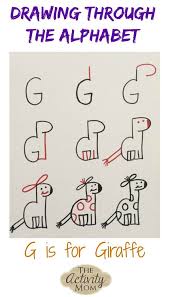 You can edit any of drawings via our online image editor before downloading. Drawing Through The Alphabet Letter G The Activity Mom Dibujos Para Ninos Libros De La Biblia Letra G