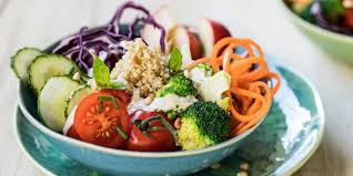Buddha Bowl Mit Honig Senf Dressing Rezept Swissmilk Rezept Honig Senf Dressing Senf Dressing Rezepte