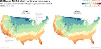 Each of the zones is further divided into an a evidence supports the shift in growing zone designations. Two Government Agencies Two Different Climate Maps Fivethirtyeight
