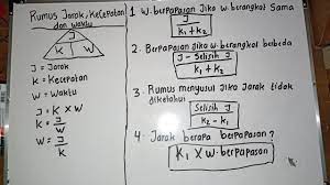 Rumus ini digunakan untuk menyelesaikan soal yang melibatkan dua orang yang berangkat dari arah berlawanan dan melalui jalur yang sama. Soal Berpapasan Dan Susul Menyusul Jarak Kecepatan Waktu Youtube