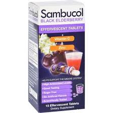 Sambucol Original Plus Vitamin C And Zinc Effervescent Tabs 15 Count Vitamin C And Zinc Vitamins Sambucol Black Elderberry