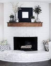 Whitewashing the brick fireplace gives it a current, modern, beachy feel. Pin On Interior Design Symmetrical And Asymmetrical