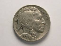 Buffalo Nickel 1936 Or 1937 F Or Vf Coin By