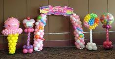What could be more exciting for a child's party theme than candy? 100 Candy Land Balloons Ideas Balloons Balloon Decorations Candyland