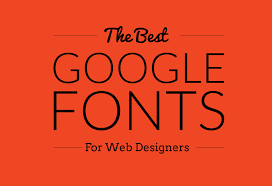 Bellow, you will find a list of the best google serif fonts used … 25 Best Google Web Fonts For Designers 2019 Designorbital