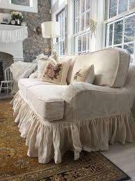 16 Excellent Shabby Chic Slip Covers Photos Chic Sofa Shabby Chic Slipcovers Shabby Chic Sofa