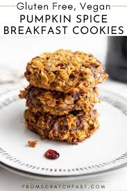 Healthy Pumpkin Breakfast Cookies Gluten Free Vegan Recipe Pumpkin Breakfast Pumpkin Breakfast Cookies Savory Pumpkin Recipes