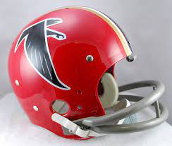 Atlanta Falcons 1966 To 1969 Tk Throwback Football Helmet Football Helmets Atlanta Falcons Helmet Nfl Football Helmets