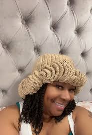 Crocheted twisted witch hat project