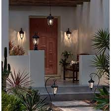 Outdoor wall lights are a great addition to your home as they help illuminate both your front and backyard. Bellagio 16 1 2 High Black Downbridge Outdoor Wall Light 49276 Lamps Plus