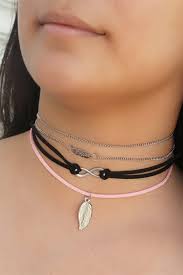 Dortlu Tasma Choker Kolye 2021 Kolyeler Taki Accessories