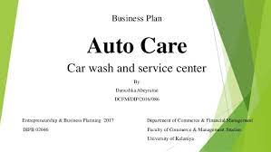 A business plan gives you a daily guide on how to run your gas station. Car Wash Business Plan