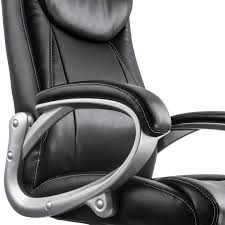 Mdl Furniture High Back Executive Office Chair With Thick Padding Headrest And Armrest Heavy Duty Offic Home Office Chairs Executive Office Chairs Office Chair