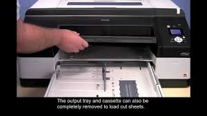 It also uses the epson micropiezo head with the dx5 variable droplets with a sheet feeder and epson stylus photo r280 printer driver supported windows operating systems. Epson Stylus Pro 4900 Loading Paper Youtube