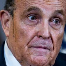 Donald trump's lawyer rudy giuliani was pictured with hair dye running down his cheeks at a press conference on thursday: Twitter Reactions To Rudy Giuliani S Hair Dye Running At A Press Conference