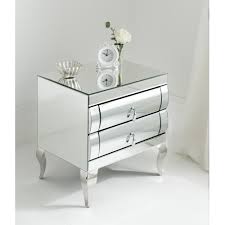 From drawers and shelves to cupboards, we have sizes and combinations to suit all, in an array of styles including oak, high gloss, painted, mirrored and more. Rimini Mirrored Bedside 2 Drawer
