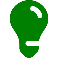 Green Light Bulb 5 Icon Free Green Light Bulb Icons