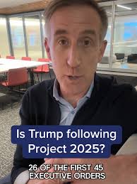 Trump's Executive Orders: Trends from Project 2025